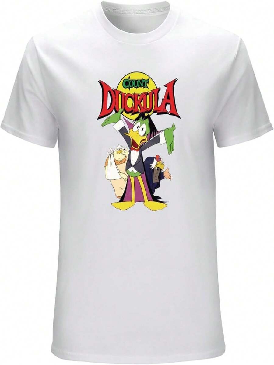 El Conde Duckula - Camiseta con póster color blanco - Blanco - Ver 1