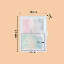 Soporte para tarjetas con 80/120/200 ranuras, carpeta para álbum de colección de gran capacidad, almacenamiento de tarjetas fotográficas, organizador portátil para libros de tarjetas y billetes - B 5 pulgadas 160 ranuras - Ver 18
