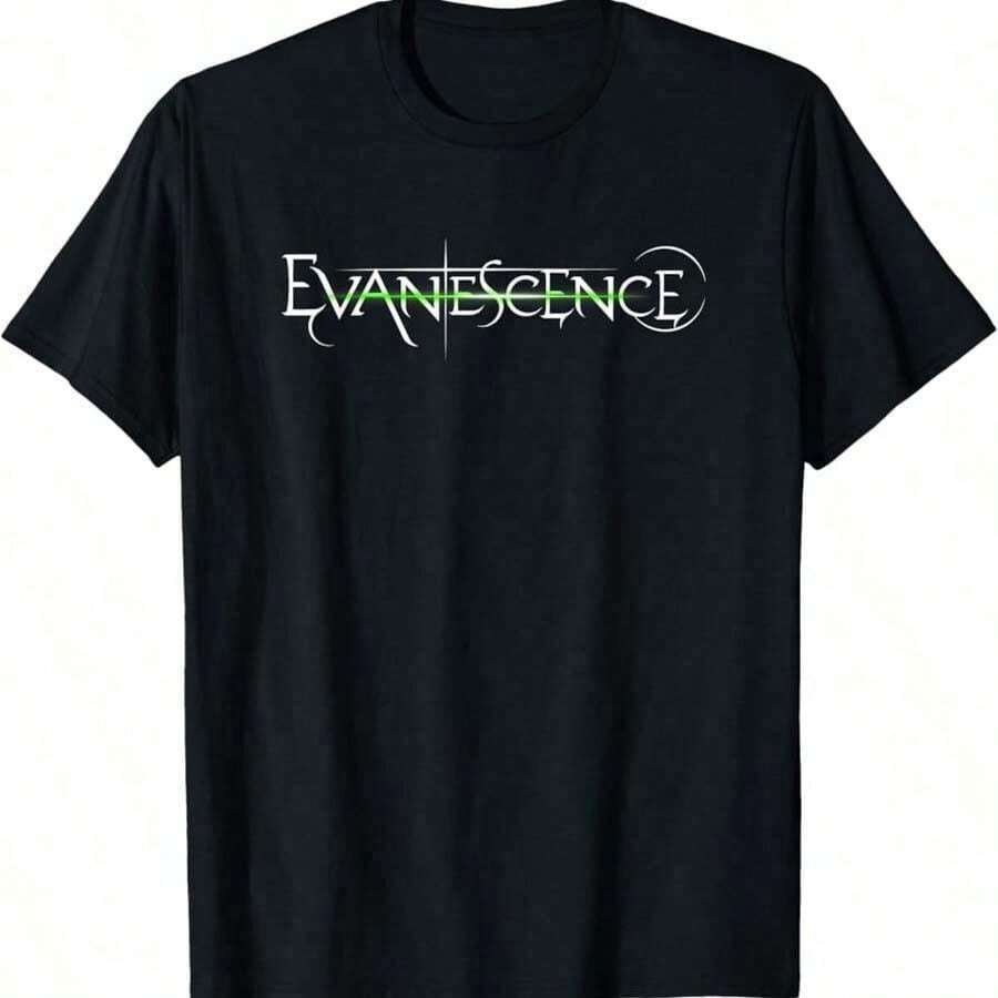 Men's Casual Tshirt Women's Graphic Tee Printed Round Neck T-Shirt EWH Retro, Rock, Men's Short Sleeve, T-Shirt, Evanescence Band, Iconic, Printed, Loose Street, Top, Music, Culture, Street Style Loose Fit, Suitable For Daily Gatherings Girls Clothes Men's Outfits Women's Clothing Men's Anime Top Graphic T-Shirt For Men & Women Quick Ship Tops For Women Men New Year Outfit Gift For Girlfriend Boyfriend-Vintage Street Style Unisex Loose Cotton Short Sleeve Crew Neck T-Shirt,T-Shirts For Men,Streetwear,Summer,Men Women T-Shirt Print Tee - Đen 7 - Xem 1