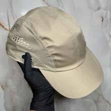 Sport Cap With Holes, Breathable, New Release 2026, Premium Closure - Krem - View 2