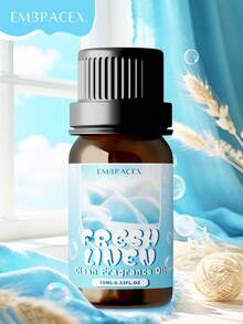 EMBRACEX. 10ml 清新亞麻精油 適用於加濕器/擴香器，芳療精油，節日禮物，薰衣草、檸檬、玫瑰、麝香、清新空氣 - 清新亞麻布 - 查看 2