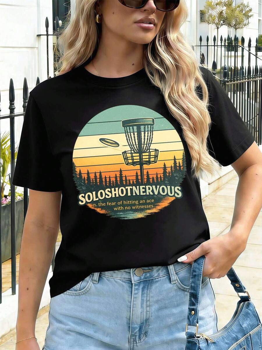 Women T-Shirts - Black - View 1