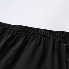 男士時尚無袖背心與短褲套裝，適合夏季活動，全新夏季休閒戶外穿搭 - 黑色 - 查看 9