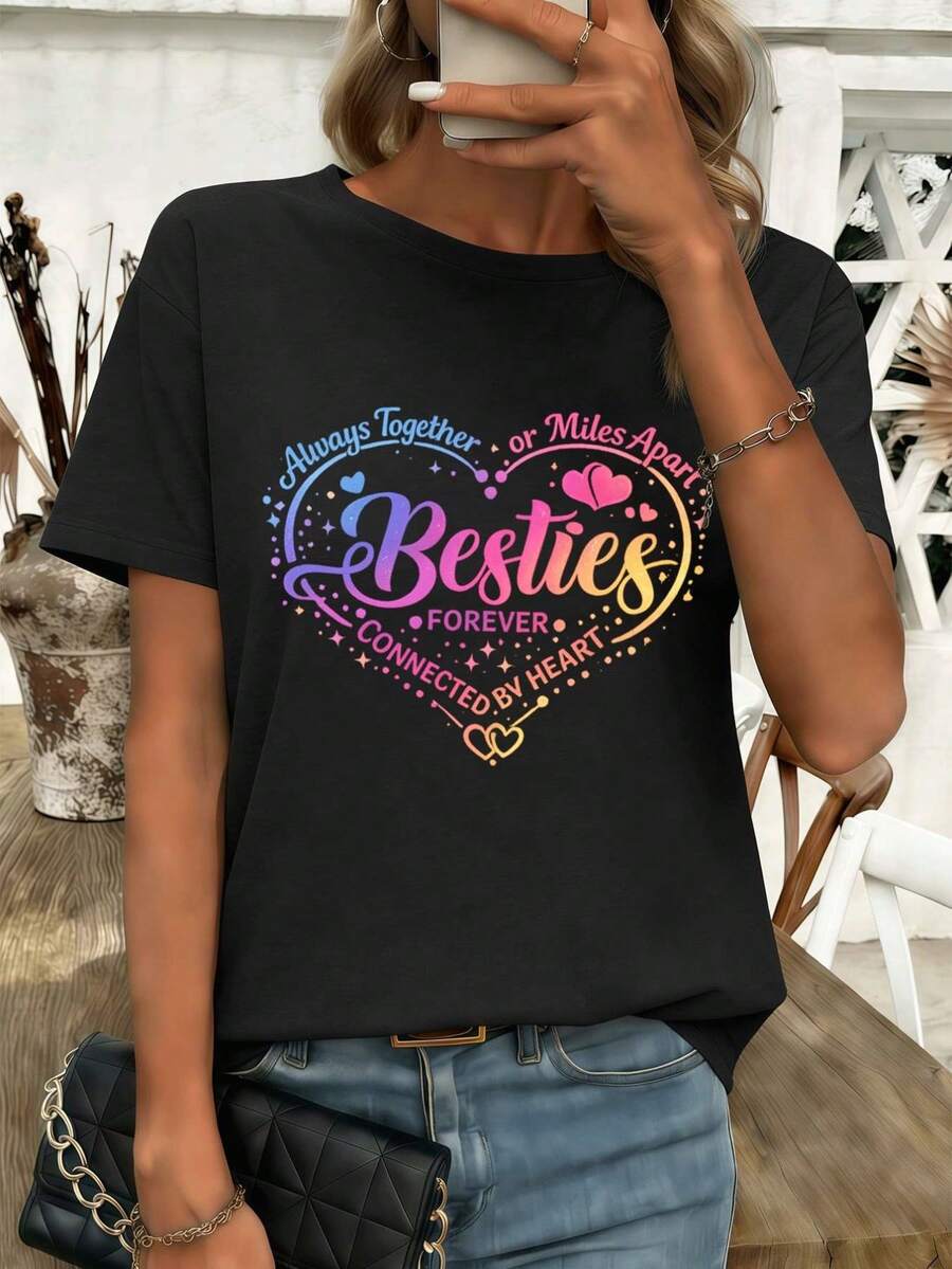 Women T-Shirts - Black - View 1