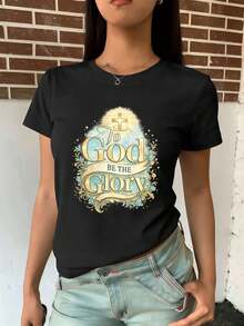 Women T-Shirts - Black - View 2