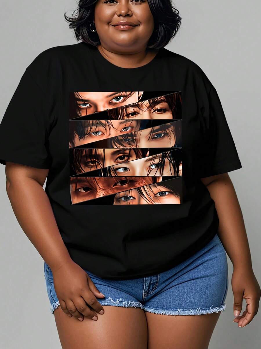 Women T-Shirts - Black - View 1
