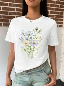 Women T-Shirts - White - View 2