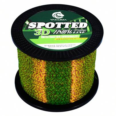 YACUMA 1093 Yards/1000 Meter - 3D Unsichtbare Fleckfischerleine 0,16 mm - 0,47 mm, super verschleißfest und empfindlich, Hauptleine für Meeresfischen, ideales Geschenk für Angelbegeisterte