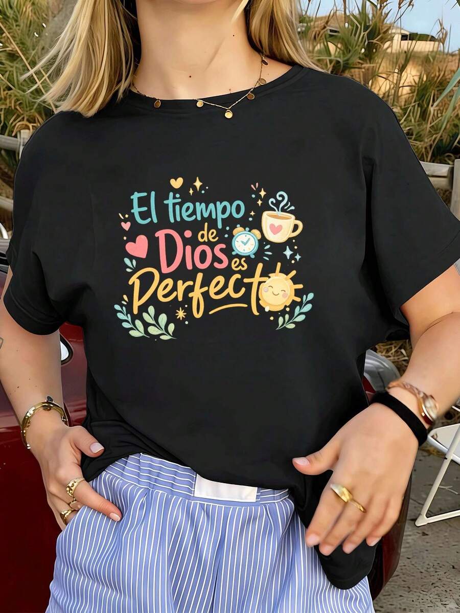 Women T-Shirts - Black - View 1