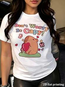 Women T-Shirts - White - View 6