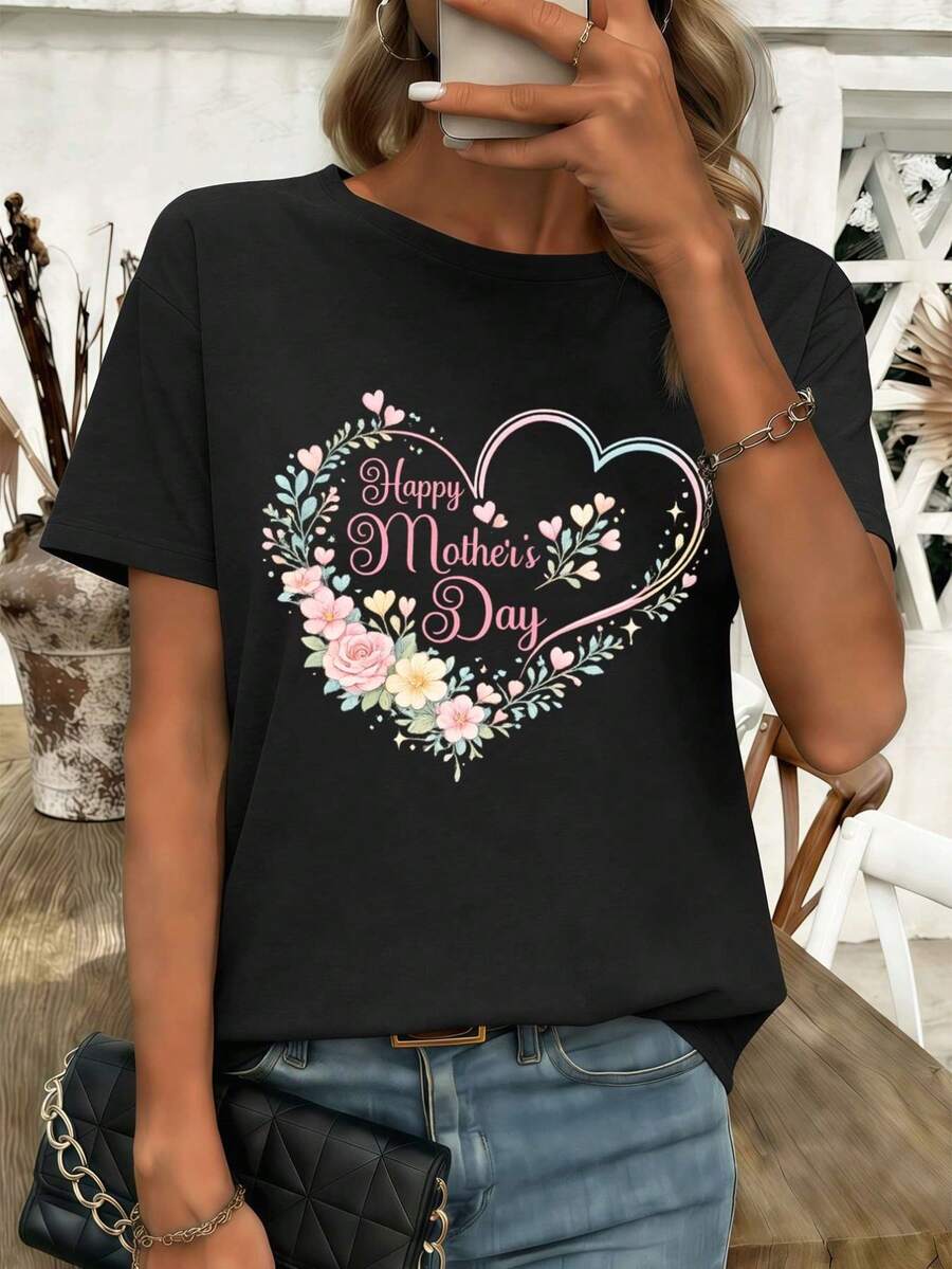 Women T-Shirts - Black - View 1