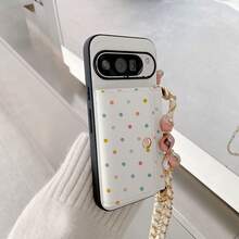 1件装优雅心形波点印花卡包斜挎钱包手机壳，兼容谷歌Pixel 10/9 Pro XL/8/7/6/9a/8a；镜面PU皮革卡槽钱包手机壳，兼容三星Galaxy S26/S25 Edge/S24/S23/S22/S21/S20 FE/Note 20 Ultra/A17/A16/A15/A07/A52/A53/A54/A25 5G；多功能保护套，兼容小米Note 15 Pro/14/13 4G/Poco C75 - 圓點14 - 查看 6