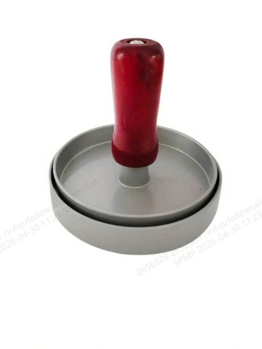 1 buah Cetakan Pembuat Patty Hamburger, Alat Press Patty Daging Manual dengan Pegangan ABS, Anti Lengket Mudah Dibersihkan, Cetakan Patty Bulat dengan Ketebalan Seragam, Cocok untuk Memanggang, Dapur, Patty Daging Sapi, Burger Vegetarian, Pembuat Patty Daging, Peralatan Dapur, Aksesori Dapur Rumah Tangga - Perak - View 1