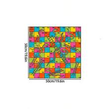 Snakes And Ladders Game Mat, Colorful Bohemian Style Polyester Material Game Pad, Washable Tablecloth, Suitable For Family Game Nights, Parties, Home Decor, Reusable, Multiple Sizes Available - AKUAN - View 18