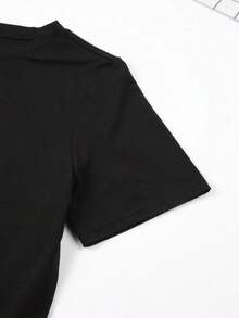 Women T-Shirts - Black - View 3