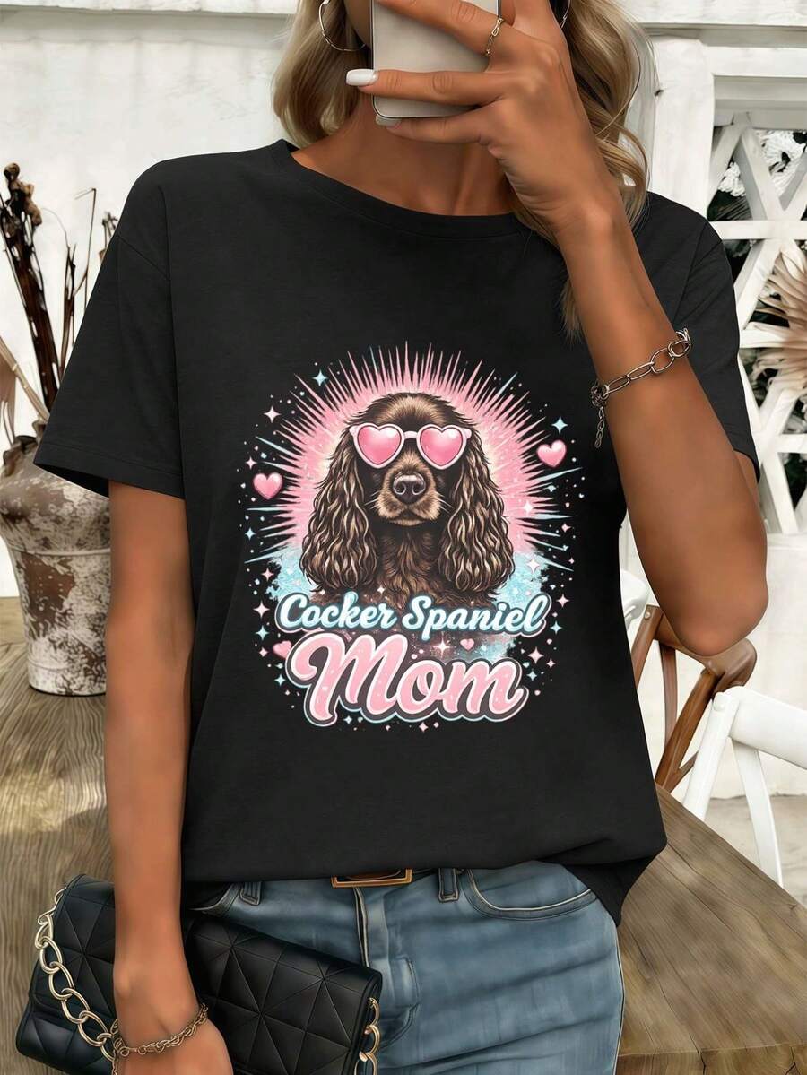 Women T-Shirts - Black - View 1
