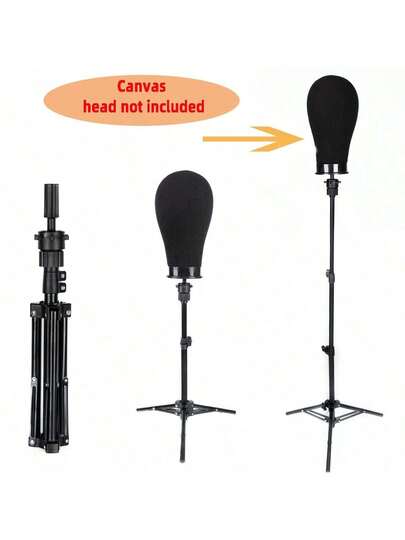 50/110cm Adjustable Tripod Wig Stand