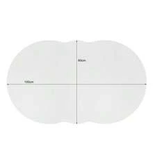 Coffee Table, Cloud-Shaped Coffee Table With Drawers And Storage Compartments. - White - View 10