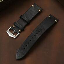 Genuine Leather Watchbands For Men Women 20mm 22mm Retro Casual Replacement Strap For Wristwatch Watch Band - Mouldless - View 13