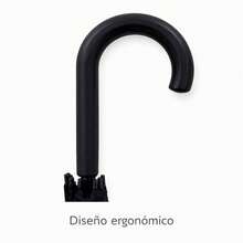 Paraguas Largo Automático con 8-10-16 Varillas Antiviento, Paraguas Grande Impermeable con Mango Curvo, Diseño Clásico y Elegante para Hombre y Mujer. - 8 Varillas - Ver 3