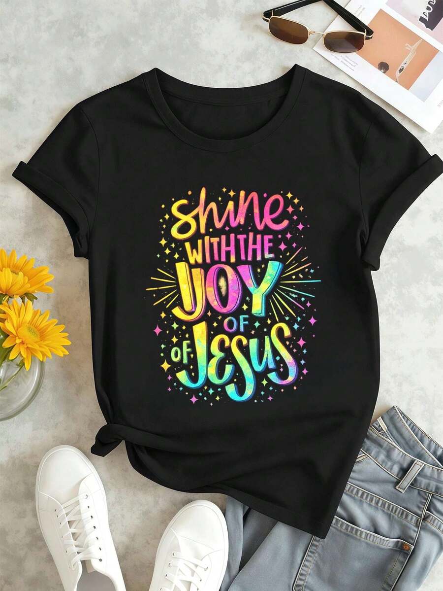 Women T-Shirts - Black - View 1