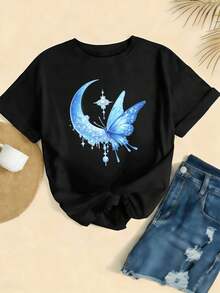 Women T-Shirts - Black - View 2