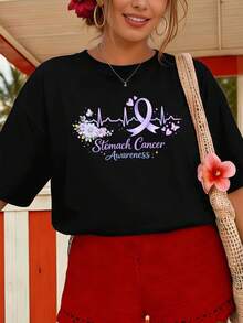 Women T-Shirts - Black - View 1