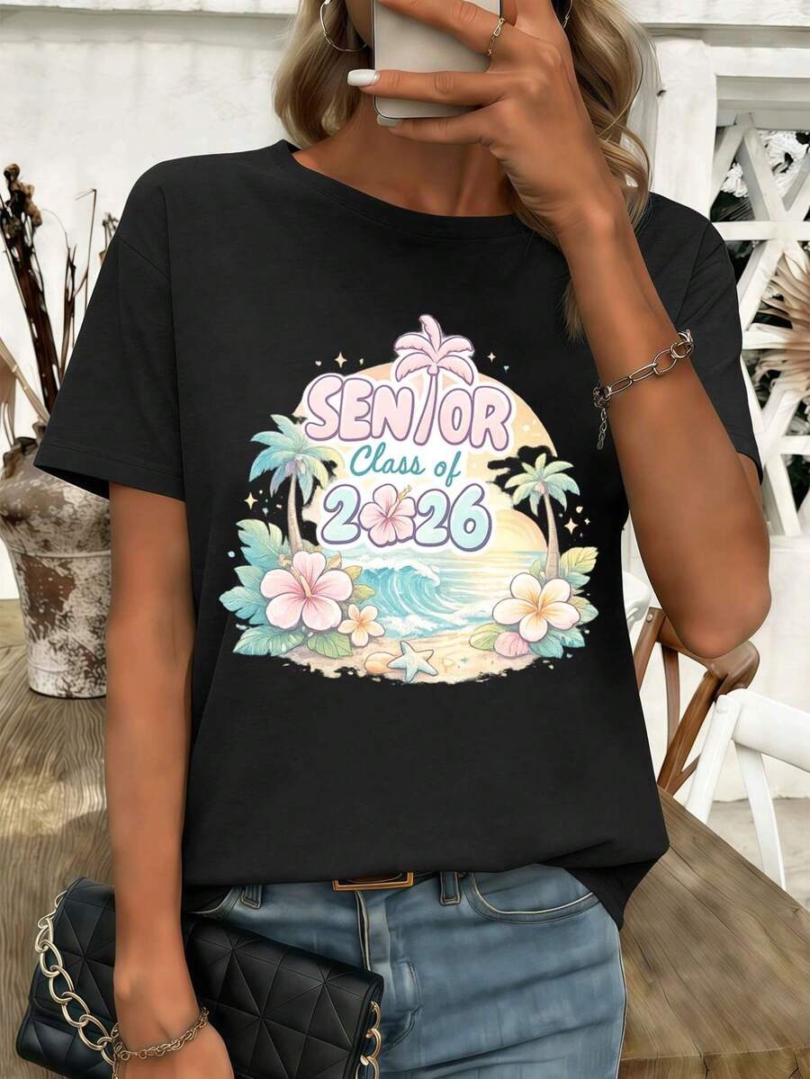 Women T-Shirts - Black - View 1