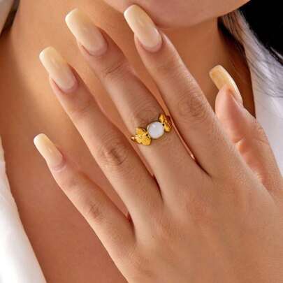 European And American Style Rings, Creative Geometric Irregular Rings, Cool Style Niche Simple Open Ring For Women