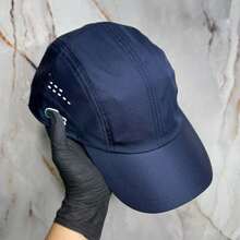 Sport Cap With Holes, Breathable, New Release 2026, Premium Closure - Dark Blue - View 2