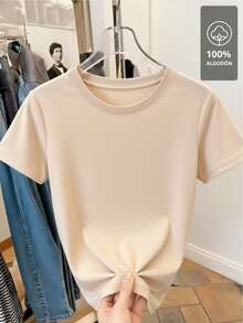 Multicolor Floral Mandala - 100% T-Shirt - Beige - View 5