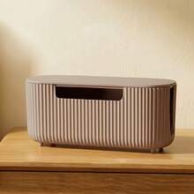 Management Box Set, A Management Used To Hide Power Strip Cables, Wire Storage Box, Organizer Made Of ABS Material, Includes Clips And Sleeves, Suitable Home And Office Use. - Dark Grey - View 8
