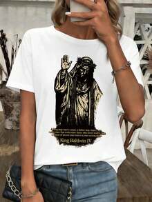 Women T-Shirts - White - View 1