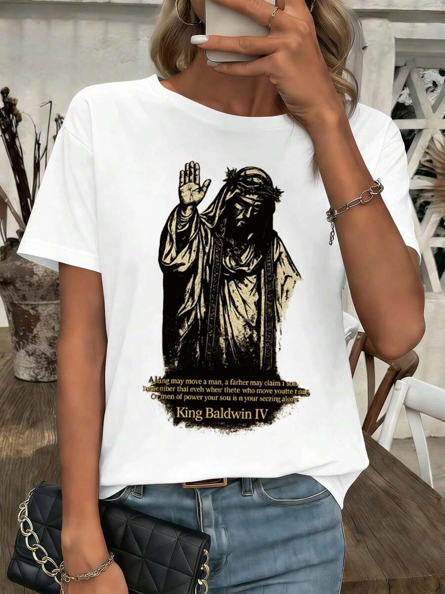 Women T-Shirts - White - View 1