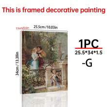 1/9 bức tranh sơn dầu lãng mạn cổ điển trên vải canvas, tranh treo tường trang trí phòng ngủ, nhà cửa, đồ trang trí thẩm mỹ, có khung tùy chọn, tranh trang trí tường phong cách cổ điển nữ thần và hoa, tranh canvas không khung trang trí phòng khách, phòng ngủ, phòng tắm, nhà bếp, văn phòng. - nhiều màu - Xem 49