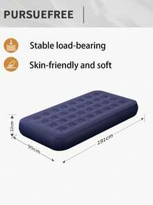 Luxury Elevated Blue Inflatable Bed, Made Of Thick PVC Material, Suitable For Indoor/Outdoor Use, Applicable For Bedroom, Living Room, Garden, Outdoor Party, Camping Picnic And More. Also The First Choice For Holiday Gift. - Multicolor - View 10