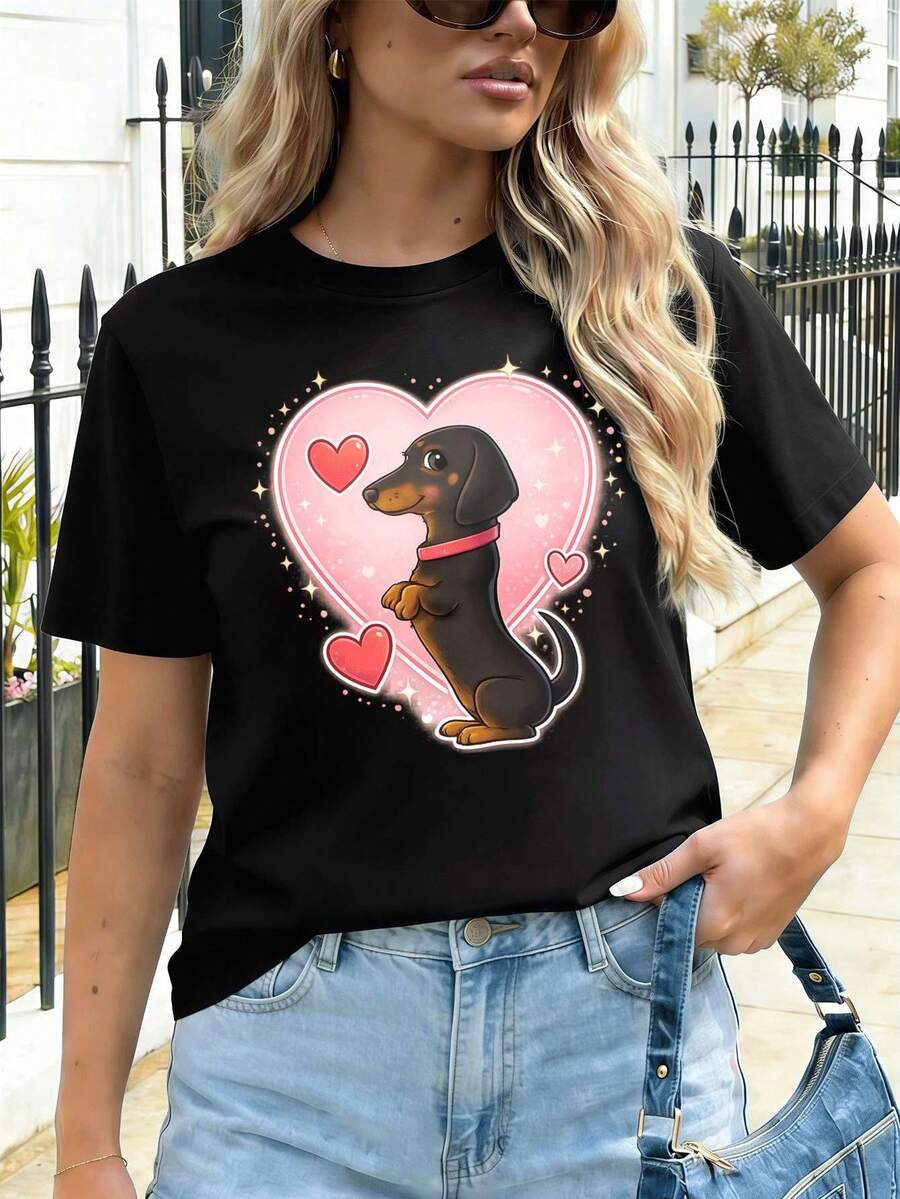 Women T-Shirts - Black - View 1