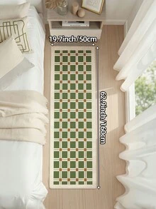 DAJIANG 1pc Striped Pattern Long Kitchen Mat/Doormat, Suitable For Bathroom, Kitchen, Outdoor, Indoor, Hallway, Bedroom, Living Room, Machine Washable, Easy To Clean, Non-Slip Bottom, Applicable For Bedroom Decor, Japanese/Nordic Style Decor, Bathroom Decor, Outdoor Decor - Multicolor - View 14