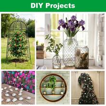 Chicken Poultry Wire Fencing,16inx13ft/16inx26ft/4inx10ft Vinyl Coated Hardware Cloth Rust-Resistant Hexagonal Mesh Roll With Snips/Gloves For Vegetable/Garden/Pets/Plants/Floral Netting - 4inx10ft/4inx118in - View 6