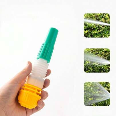 Súng phun nước rửa xe đa năng 4/6/1 inch, vòi phun tưới vườn bằng nhựa áp lực cao có thể điều chỉnh.