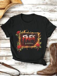 Women T-Shirts - Black - View 2