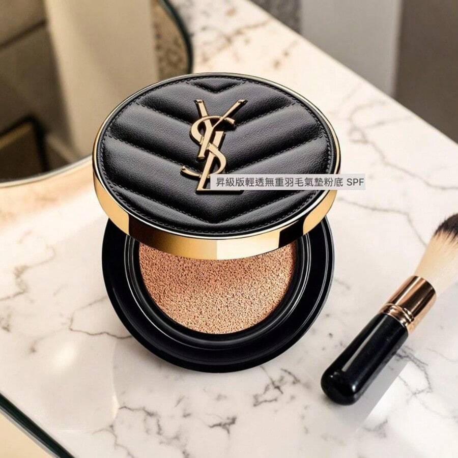 [YSL] Encre De Peau Le Cushion Reno | Long-Lasting Luminous Matte Finish | SPF 33 Oil-Control Cushion Foundation | Luxury Leather Case Design | Weightless Full Coverage Base - B10 - 查看 1