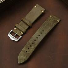 Genuine Leather Watchbands For Men Women 20mm 22mm Retro Casual Replacement Strap For Wristwatch Watch Band - Mouldless - View 21