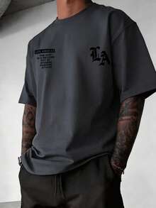 verano Cuello redondo playeras de hombre gym Ocio vacaciones  alta calidad camisas para hombre Estampados de moda  Y2K ropa de hombre sudadera para  festival  conjuntos de hombre regalos - Negro - Ver 8