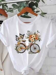 Women T-Shirts - White - View 4