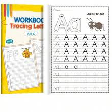 32-Page Reusable Letter Practice Workbook, Suitable For Preschoolers, Helps Them Recognize Letters, Uppercase And Lowercase Conversion, And Writing Skills. It Is A Reusable Workbook, Ideal For Pencil Grip Practice And Back-To-School Season. - Multicolor - View 10