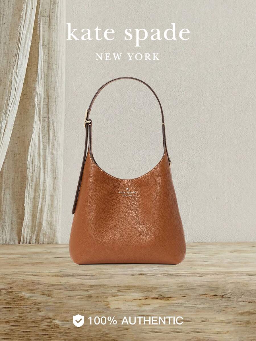 Kate Spade Bolso bandolera pequeño de mujer de la serie KS 454 con correa de cadena - Marrón - Ver 1
