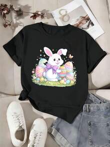 Women T-Shirts - Black - View 2
