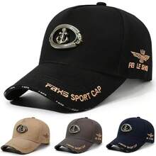 1pc Men's CLAIRSS R FREEDOM Letter Embroidered Anchor Baseball Cap ...
