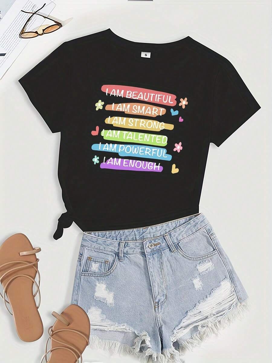 Camiseta de Mujer - Negro - Ver 1